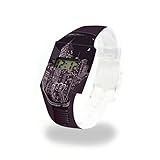 CITY LIGHTS Pappwatch/Paperwatch/Digitale Armbanduhr aus Tyvek®, absolut reißfest und wasserabweisend