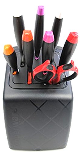 TUPPERWARE Messerblock leer — Kunststoff — schwarz - 4