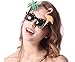 Hawaii Party Sunglasses ¨C LATH.PIN Novelty Beach Party Costume Creative Palm Tree Flamingo Sunglasses