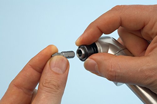 Wiha Hochleistungs-Winkelschrauber mit um 105° abgewinkeltem Kopf / Schraubendreher Adapter für schwer zugängliche Stellen / 1/4″ / 165 mm - 2