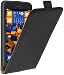 Produktbild mumbi PREMIUM Leder Flip Case für Microsoft Lumia 640 XL Tasche