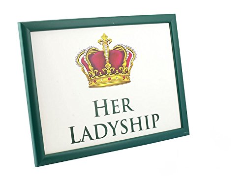 Schoßtablett/Laptop-Kissen, tragbarer Sitzsack „Her Ladyship“, grün, 33 x 44 cm