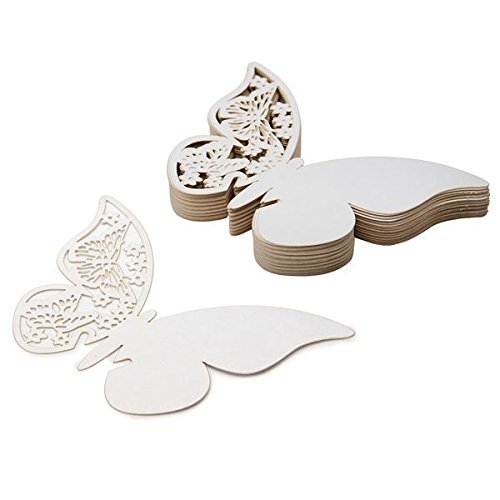 Musuntas Namenskärtchen / Platzkarte / Namensschild / Sitzkarte / Namenskarte / Tischkarte / Tischkärtchen für Hochzeiten Feste oder Partys - 3