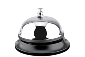 UQMIQURA Tischglocke Tischklingel Rezeptionsklingel, Rezeptionsklingel mit Knackigem Klingeln,Tischklingel für Restaurants, Hotels, Bars