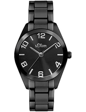 s.Oliver Damen-Armbanduhr Analog Quarz Edelstahl SO-3169-MQ