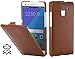 Produktbild StilGut UltraSlim Case, Hülle aus Leder für Huawei Honor 7, Cognac