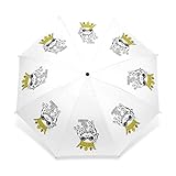 Enne paraguas rana plegable compacto viaje paraguas lluvia viento fácil llevar