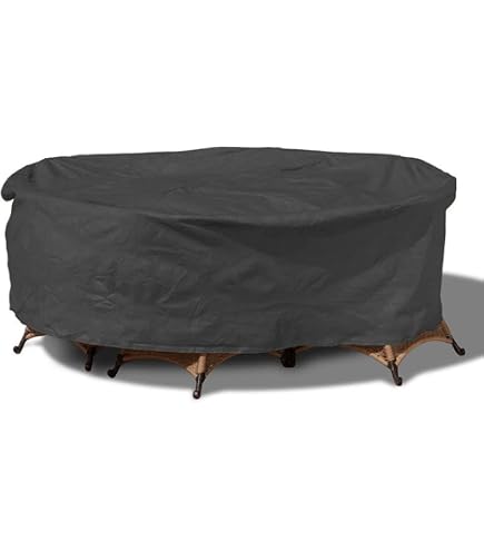Housse De Protection Meubles Jardin - Bâche Impermeable Table Ovale 180x120x75 Cm