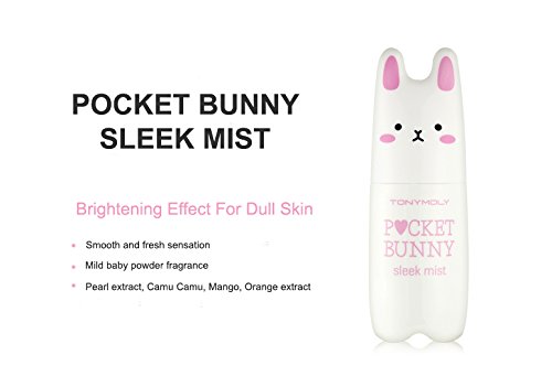 Tony Moly – Bunny Pocket Erfrischer White – Fettige Haut – Süßliches Gesichtsspray gegen trockene Haut – Thermalwasser - 2