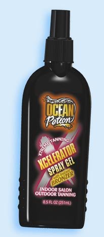 Ocean Potion Xcellerator Spray Gel With Bronzer 250 ml
