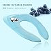 Jerrybox Foldable Travel Potty Seat for Babies, Toddlers Potty Seat with Carrying Bag (blue)