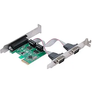 Homgee PCI-E Serial Parallel Ports Expansion Card PCI Express to 1 IDE 2 Serial Port Converter Adapter