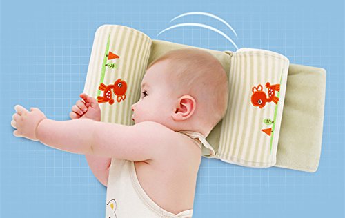 Gemini Fairy Babykissen Neugeborenes Säugling verhindern vom flachen Kopf-Baby-Kopf-Stützkissen, gegen Plattkopf und Verformung für eine schöne Kopfform ,100% schadstofffrei - 3