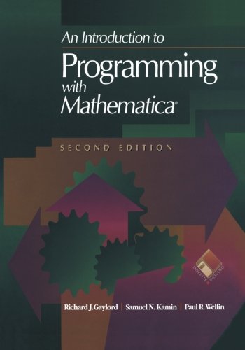 An Introduction to Programming With Mathematicam Superscript/ Superscript