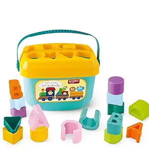 EPIC CRAFT Baby and Toddler Plastic First Block Shape, Sorter, Colors, ABCD Shape, Educational Learning Activity Toy for Babies Toys for 1 2 3 Year Old Boy and Girl (Multicolor)