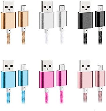 Nylon Basket Htenem Wire Premium USB Data Charging Cable with Metal Male Micro USB Data Sync Charger Cable for Sony S6 Android Samsung Galaxy S5 S4, HTC, u.v.a.m., Multi Nylon Type C by Benisto) – 100% rustproof Metal Stud Earrings of High Tensile Strength, Strong,., Nylon, Environmental Pet Alloy Data Cable, High quality nylon wire Braid, Stronger, Hard-Wearing, Very Durable Gold