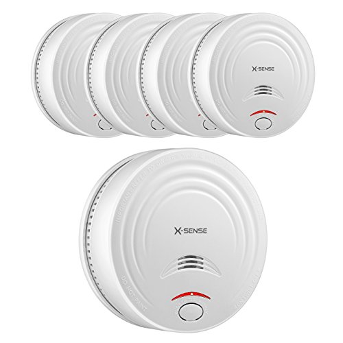 Preisvergleich Produktbild X-Sense SD10H 10-Jahres Rauchmelder, Batteriebetrieben, 5er-Set