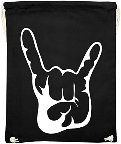 Hipster Heavy Metal Hard Rock Fan Sport Bag Gym Bag Gym Sports Bag Gym Bag Gymsac Rucksack Bag Shoe Bag Gym Bag Black