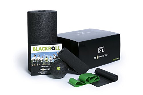 DIE MANNSCHAFT BLACKROLL DFB PERFORMANCE KIT - das Original. DFB-Set bestehend aus STANDARD Faszienrolle, BALL 08, MINI, SUP-R BAND & MINI BAND
