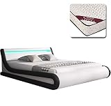 Cama con canapé con colchón Pro nature de 160x200