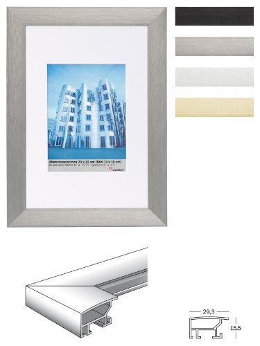 Walther AL040S Aluline Aluminiumrahmen 30 x 40 silber - 2