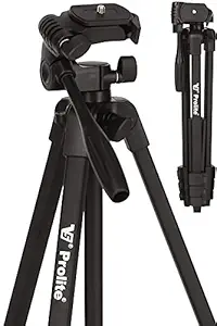 Prolite Tripod PL 590-LW (55 inch | Payload Upto 2.5 kg) | for DSLR, Camera, Mobile, GoPro