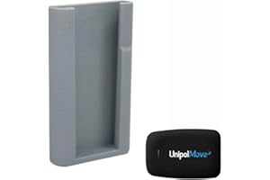 Gallo3d Supporto Auto per Unipol Move - Clip adesiva - Sistema fissaggio Adesivo con nastro - Gancio di supporto porta Unipol Move - Grigio - Nuova Versione Migliorata (Gancio 2025, Confezione 1)