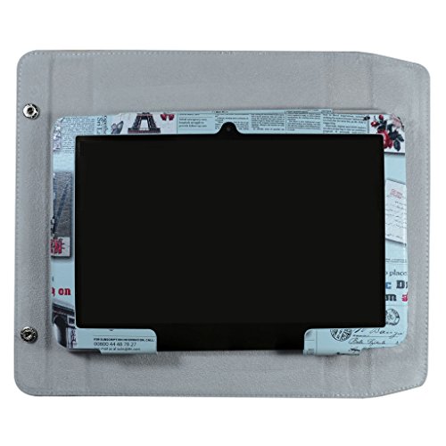 ASUS T102HA / Transformer Mini T102HA Hülle,Mama Mouth 2-in-1 Abnehmbare PU-lederne Case hülle mit Standfunktion für 10.1″ ASUS Transformer Mini T102HA Windows 10 Convertible Laptop Tablet,Zeitung - 5