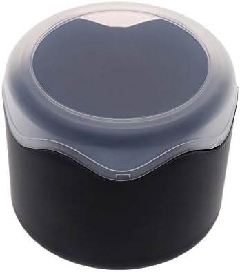 hommee Fashion Round Plastic Single Watch Box Wristwatch Storage Case with Sponge Cushion