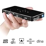 iXunGo P1 Mini Projektor Unterstützung Full HD 1080P, DLP...