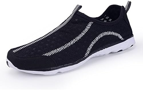 Piup Men's Women's Soft Breathable Mesh Quick Drying Slip-On Water Shoes.SSK018B1-39