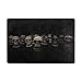 Produktbild Bennigiry Halloween Sugar Skull Bereich Teppich Super Soft Polyester Große Rutschfeste Modern Bad-Teppiche für Schlafzimmer Wohnzimmer Hall Abendessen Tisch Home Decor 182 x 122 cm,72 x 48 inch