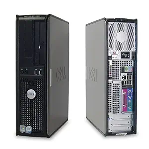 (Renewed) Dell Optiplex 380 Desktop (Core2Duo /4GB RAM/500GB HDD/ Windows7 Pro, MS Office/Intel Integrated Graphics), Silver
