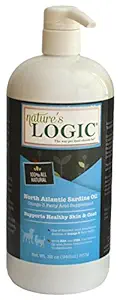 NATURE'S LOGIC 581353 Sardine Oil Supplement for Pets, 16-Ounce