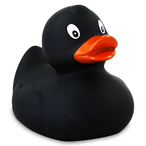 HC-Handel 916519 Vinyl Badeente Grace Gummiente 8 cm Schwarz