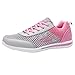 Produktbild bobo4818 Sicherheitsschuhe Damen Arbeitsschuhe Damen Leicht Atmungsaktiv Schutzschuhe Stahlkappe Sneaker Wanderschuhe für den Athletischen Turnhallensport (38, Rosa-2)