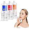 Axteno AS1 SA2 AO3 Aqua Peeling Solution Salon Professional Dermabrasion Facial Special Solutions Skin Care Aqua Peeling Serum For Hydra Facial Dermabrasion Machine 400ml (Set of 3 Bottles)