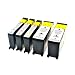 Produktbild Set Tintenpatronen alternativ zu Lexmark 100XL Lexmark100 Lexmark 100 Schwarz+Color, Schwarz 510 S,Color je 600 S, kompatibel