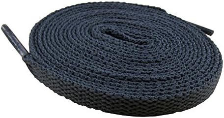 Lisianthus002 Flat Shoelaces for All Shoe Types 2 Pair Pack 60cm(23.6") Dark Grey