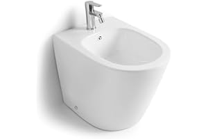 Kiamami Valentina Bidet À Poser en CÉRAMIQUE AFFLEURANT Rimless | Blues