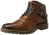 Schuhspitze: rund bugatti Herren 311382301132 Klassische Stiefel, Braun (Cognac/Dark Brown 6361), 45 EU