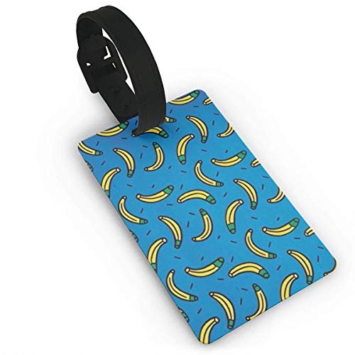 Luggage Tags with Bananas Printing ID Lable Baaggage Hanbdag Id Tag
