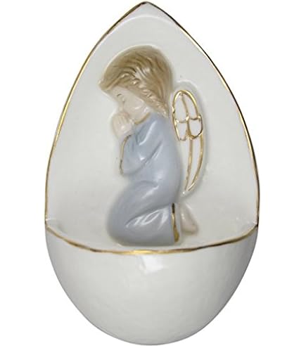 ZICOM Weihwasserkessel Heiliger Geist – 12,7 Cm Hoch, Handbemalt Aus Polyresin
