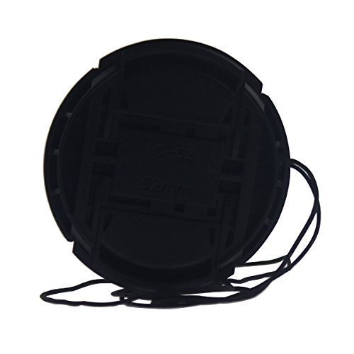 Leadasy 52mm Bouchons d objectif avec clip pour Sony  Canon  Pentax  Nikon  Olympus  Panasonic  Kodak  Fuji  Rodenstock  Samsung Camera Thread Cam  ra digitale SLR