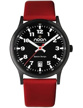noon copenhagen Unisex- Armbanduhr Design rot 74002L3