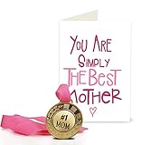 Tied Ribbons Paper Greeting Card with Golden Medal (15.01 cm x 0.11 cm x 21.99 cm Multicolour)