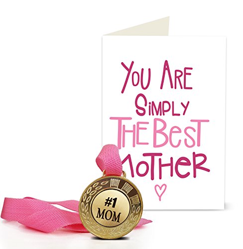 Tied Ribbons Paper Greeting Card with Golden Medal (15.01 cm x 0.11 cm x 21.99 cm Multicolour)