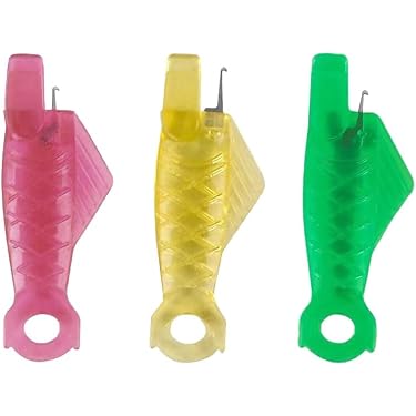 Mini-Nadeleinfädler 20 Stück – Mit Transparenter Box, Mehrfarbig, Für Nähnadeln & Nähmaschinennadeln