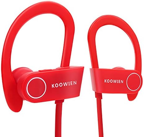 Bluetooth Headphones, Wireless Bluetooth V4.1 Stereo Sports Earphones,Wireless Noise Cancelling IPX4 Sweatproof Running Earbuds Headset with Built-in Mic for iPhone Samsung (Gold)