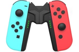 Panlouting Soporte de Carga Compatible con Nintendo Switch Controladores, Cargador USB Tipo-C Soporte de Controlador para Nintendo Switch OLED Joy-con